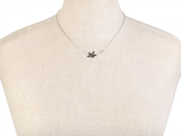 Náhrdelník hvězda, plameňák, srdce z nerezové oceli