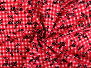 Bavlněná látka květiny