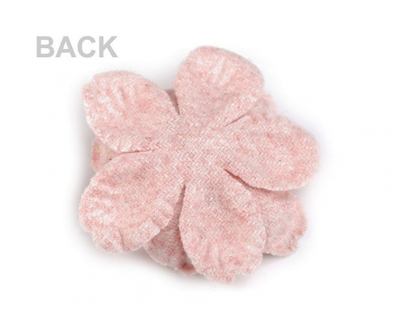 Vlněný květ s pestíky v barvě květu Ø60 mm