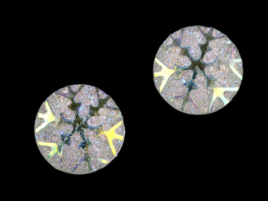 Kabošon vločka Ø11 mm k nalepení