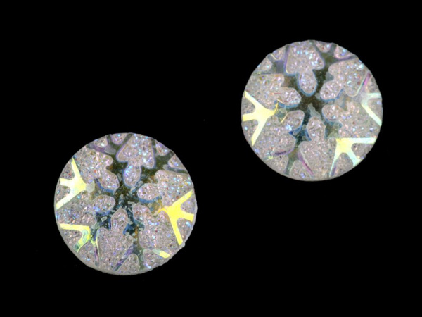 Kabošon vločka Ø11 mm k nalepení