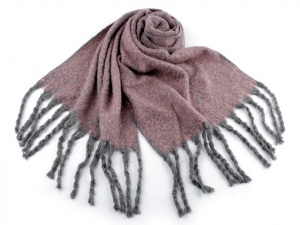 Šála žíhaná 50x185 cm