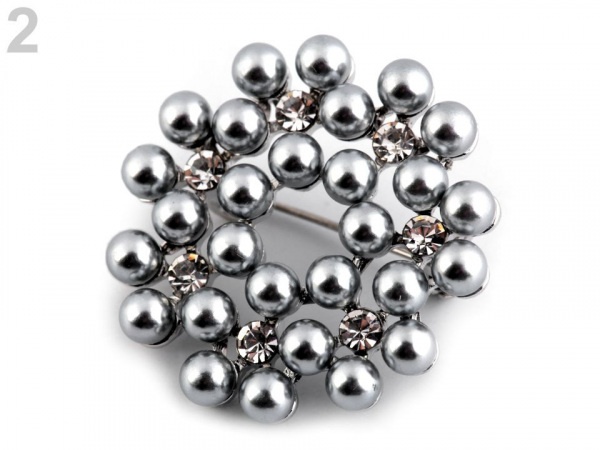 Perlová brož / svatební ozdoba na kytice