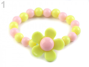 Dětský náramek s květem