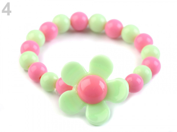 Dětský náramek s květem