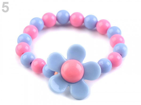 Dětský náramek s květem