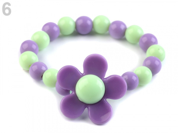 Dětský náramek s květem