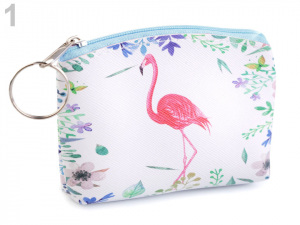 Peněženka / pouzdro plameňák 8x11 cm