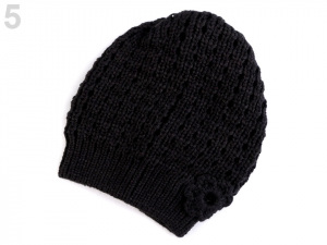 Dívčí pletená čepice / baret Capu