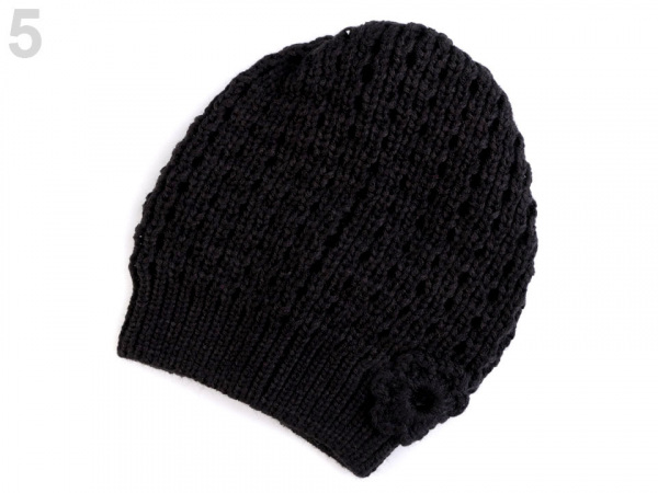 Dívčí pletená čepice / baret Capu