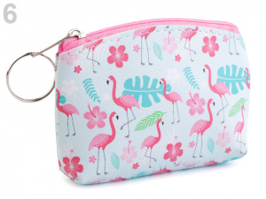 Peněženka / pouzdro plameňák 8x11 cm