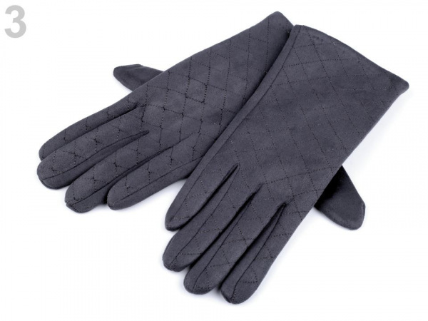 Dámské prošívané rukavice