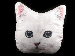 Dekorační polštář s výplní - kočka, pes, kůň, slon, auto, traktor