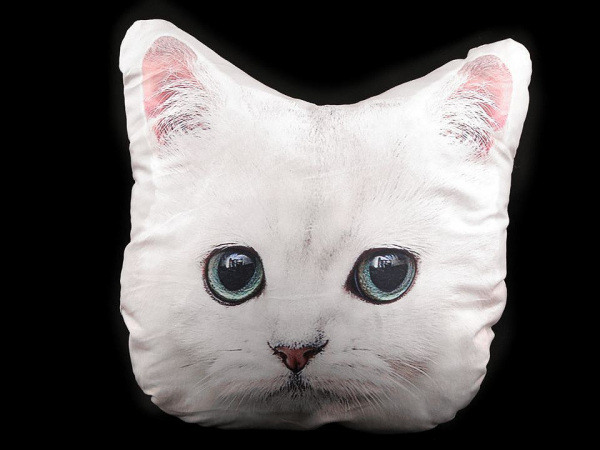 Dekorační polštář s výplní - kočka, pes, kůň, slon, auto, traktor