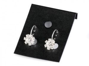 Štrasové náušnice - jablonecká bižuterie