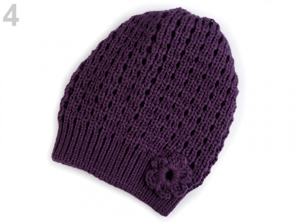 Dívčí pletená čepice / baret Capu