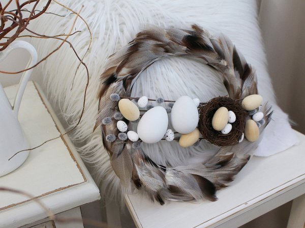 Proutěné hnízdo Ø8 cm