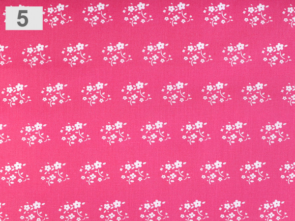 Bavlněná látka květy