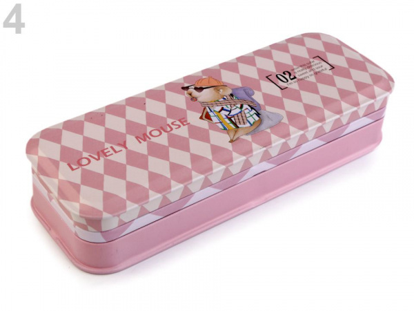 Kovový penál 7,5x21 cm