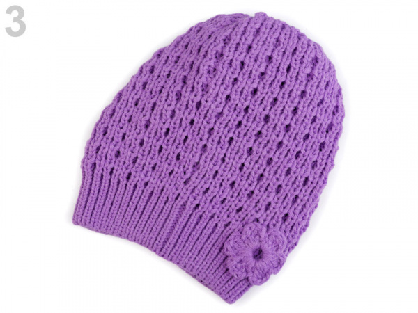 Dívčí pletená čepice / baret Capu