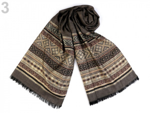 Šála s lurexem 65x175 cm