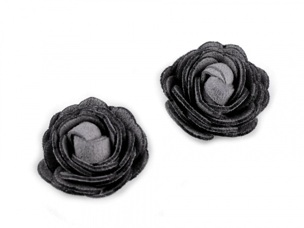 Květ růže Ø20 mm eko kůže