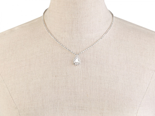 Štrasový náhrdelník - jablonecká bižuterie