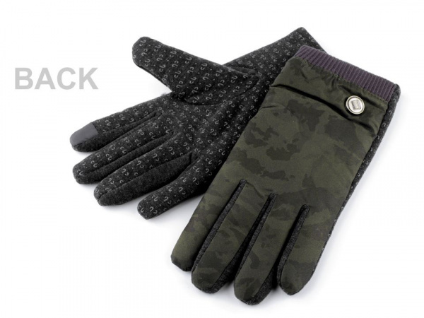 Pánské rukavice maskáčové / army
