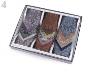 Pánský kapesník žakárový / dárková kazeta