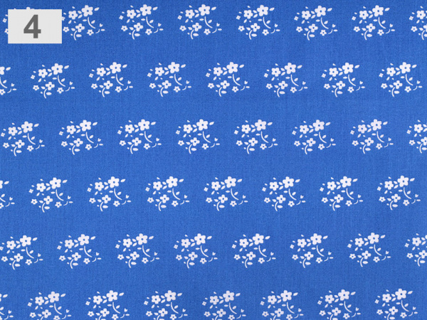 Bavlněná látka květy