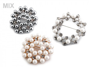 Perlová brož / svatební ozdoba na kytice