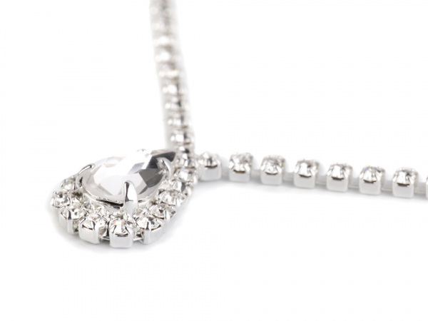 Štrasový náhrdelník - jablonecká bižuterie