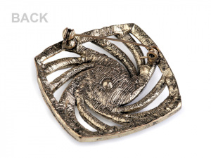 Brož s broušenými kamínky