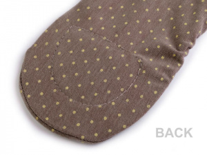 Ponožky do balerín s krajkou, bavlněné