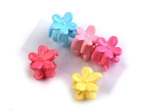 Skřipec do vlasů květ 14x14 mm