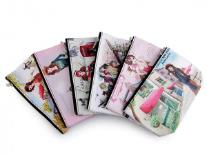 Kosmetická taška / pouzdro Londýn, Paříž, Praha 14x23 cm