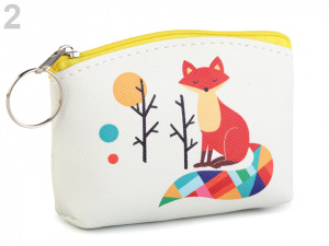 Peněženka / pouzdro sova, kočka, liška 8x11 cm