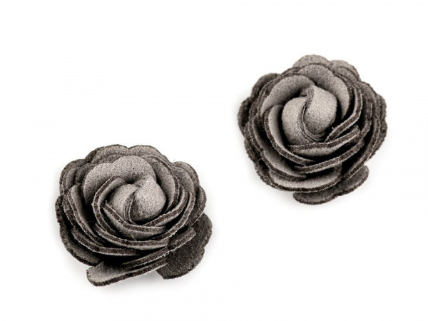 Květ růže Ø20 mm eko kůže