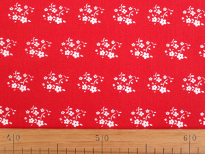 Bavlněná látka květy