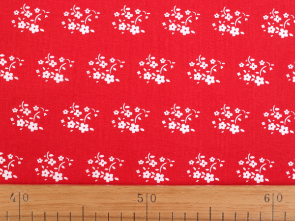 Bavlněná látka květy