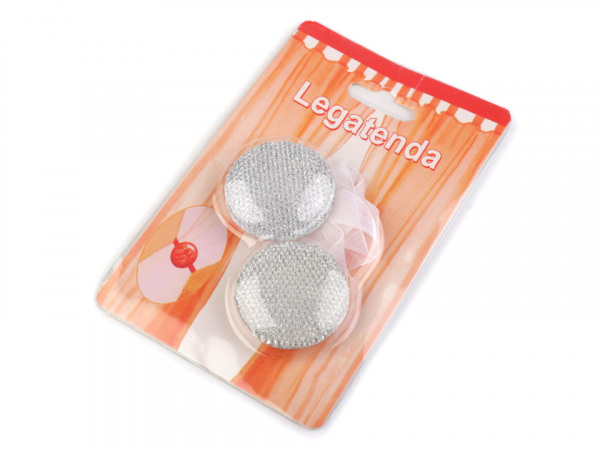 Magnetická spona na závěsy kolečko, květ