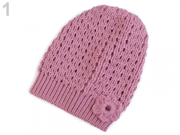 Dívčí pletená čepice / baret Capu
