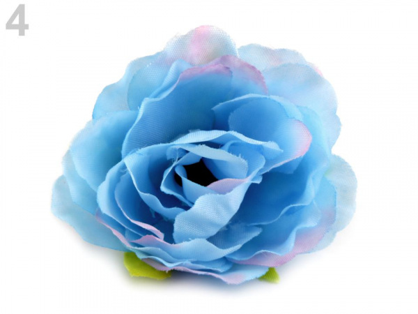 Umělý květ čajová růže Ø40 mm