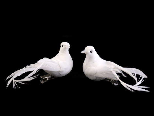 Dekorace ptáček s klipem