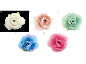 Umělý květ čajová růže Ø40 mm