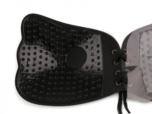 Samodržící neviditelná push up podprsenka se šněrováním