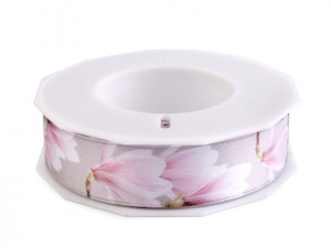 Saténová stuha magnolie šíře 25 mm
