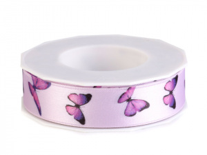 Saténová stuha motýl šíře 25 mm