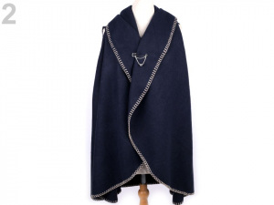 Dámská vesta / kardigan s ozdobným špendlíkem