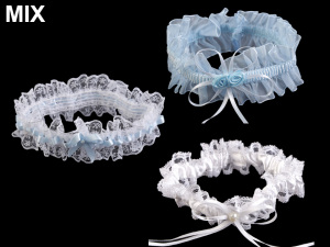 Svatební podvazek krajkový